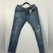 Levi's Jeans | Levi’s Jeans Selvedge Denim Boyfriend Skinny Jeans Size 31w 32l New Distressed | Color: Blue | Size: 31