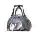 Lululemon Bags | Lululemon Sweat Once A Day Gym Bag Silver Metallic Travel Yoga Weekender Strap | Color: Silver | Size: Os