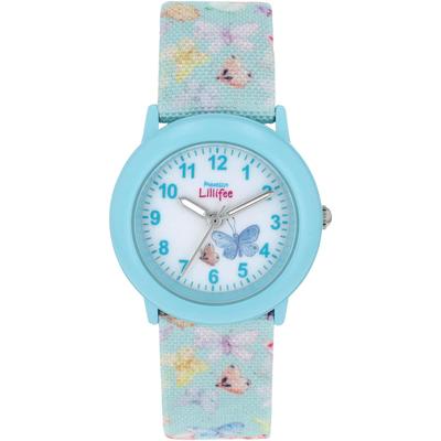 Quarzuhr PRINZESSIN LILLIFEE Armbanduhren bunt (bunt, weiß, hellblau) Kinder Kinderuhren