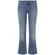 Slim-fit-Jeans PEPE JEANS "Jeans SLIM FIT FLARE LW" Gr. 28, Länge 32, blau (light used) Damen Jeans Röhrenjeans