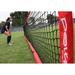 PowerNet Soccer 18x3 Tennis Net + Carrying Bag - Red