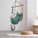 Wooden Oxford Cloth Hanging Chair,Hammocks with Cup Holder