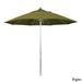 Riviera 9-foot Push Open Silver-finished Round Umbrella by Havenside Home, Base Not Included