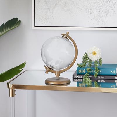 White Aluminum Traditional Globe