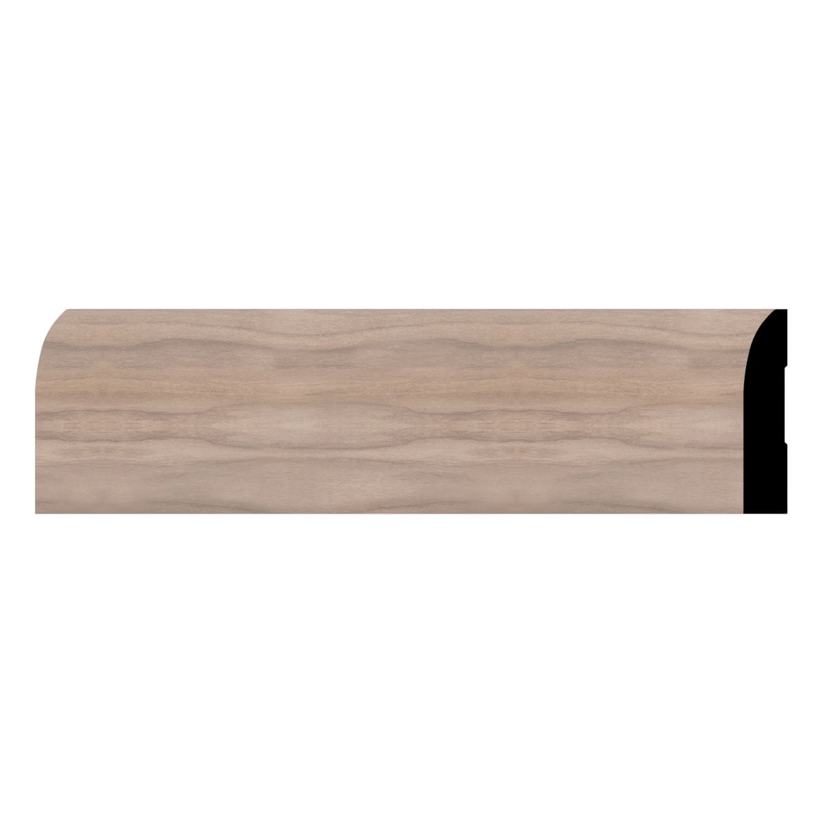 WM713: 9/16-in D x 3-1/4-in W x 96-in L Americraft Solid Hardwood Stain Grade Modern Base Moulding