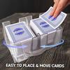 GSE™ Canasta Cards Game Set with 6-Deck Canasta Cards with Point Values, Card Shuffler, Revolving Card Tray, 100 Score Sheets