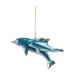 Cozumel Mom & Baby Dolphin Sea Life Coastal Tropical Beach Blue Gift Christmas Resin Xmas Hanging Ornament