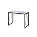 Zaidin Writing Desk - 35 in. Weathered White and Black Writing Desk