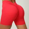 Shorts de yoga à dos en V pour femmes shorts d'entraînement shorts push-up shorts froissés