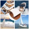 EVA Foam Faux Teak Decking Sheet Marine Boat Flooring Pad autoadesivo antiscivolo Yacht Flooring Pad
