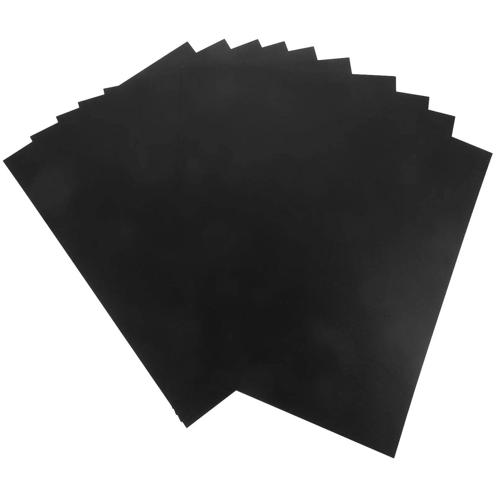 10 Stück a4 Plastikfolie schwarze Folien für das Basteln liefert flexible Platten folien Image