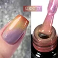 UR SUGAR 7ml thermique Auroras paillettes Gel vernis à ongles température d'hiver 3 couleurs changeantes tremper UV LED manucure ongles Gel