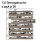 50Pcs Negative Page 135mm Negatives Film Storage Pages Acid-free Bags Black&White Color Film Slide