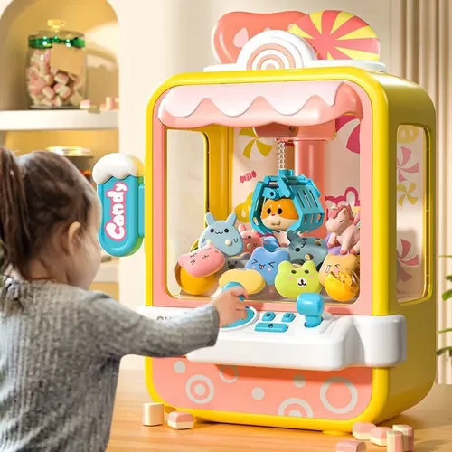 Neue Kinder klauen maschine große Spielzeug clip Puppe Drehmaschine Home Klaue Maschine Musik