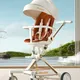 Poussette légère pliable pour bébé siège bidirectionnel tricycle pour enfants pare-soleil