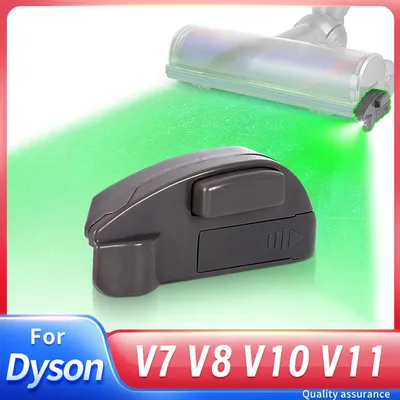 Staubdetektorlicht, kompatibel mit Dyson Vacuum Led Light Attachment, grünes LED-Licht für Staubsaugerkopf-Zubehör Image