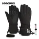 LOOGDEEL Snowmobile Snow Snowboard Thermal Gloves Women Men Waterproof Touchscreen Function