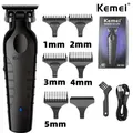 Kemei KM-2299 Hommes Tondeuse À Cheveux Professionnel Électrique USB Rechargeable Barbier Tondeuse