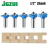 12mm 1/2in Shank T-Slot Router Bit T tipo Slotting Cutter con cuscinetto Z3 Rabbeting fresa