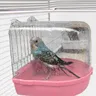Vasca da bagno per pappagalli con ganci vasca da bagno per pappagalli Box doccia facile da