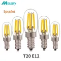 Melery-Ampoules LED C7 T20 E12 4W blanc chaud 3000K lumière du jour 5700K veilleuse 220V