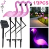 Solar Flamingo Light IP55 impermeabile LED Flamingo palo luce Auto On/Off Pink Flamingo lampada da