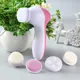 Electric Facial Cleanser 5-In-1 Facial Brush Washing Machine Spa Skincare Massager Blackhead