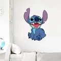 Autocollants muraux de dessin animé CAN o & Stitch pour chambre d'enfant décor de chambre à