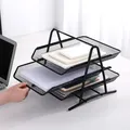 Office desktop A4 paper storage and organization rack multi-functional file rack letter book wire