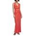 Modular Sleeveless Cupro Blend Maxi Dress - Red - Madewell Dresses