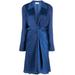 Rozo Twisted V-neck Midi Dress - Blue - Zadig & Voltaire Dresses