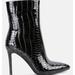 London Rag Momoa High Heel Ankle Boots - Black - US-9 / UK-7 / EU-40