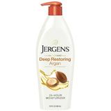 Jergens Deep Restoring Argan NG01 Oil Moisturizer Soothing Body and Hand Lotion 16.8 oz with Reviving Argan Oil and Vitamin E Oil-Infused Dermatologist Tested