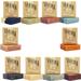 Varina Natural Soap Mens NG01 Variety Bar Soap - Gentle Cleansing for Sensitive Skin Fresh - 10 Pack - Experience Healthy Skin - Handmade Soap