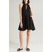Button Front Cotton Cover-up Minidress