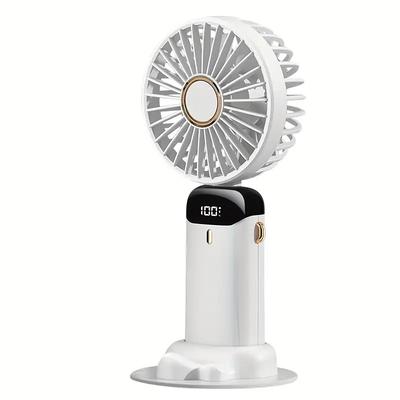 Waist Fan with 10000mAh Battery – Multifunction Necklace Fan, Strong Airflow 3-Speed Personal Cooling Fan for Outdoor Work
