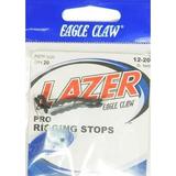 Eagle Claw Lazer Sharp 12-20 Lb. Pro Rigging Stops 20 Pack