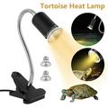 Adifare Reptile Heat Lamp with Dimmable Switch Adjustable Basking Spot Heat Lamp for Animal Enclosures Aquariums 360Â°Rotatable Arm Heavy-Duty Clamp Suitable for Reptiles Fish Insects and Amphibians