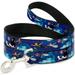 Disney Pet Leash Dog Leash Peter Pan Flying Scene 6 Feet Long 0.5 Inch Wide