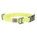 Carhartt Nylon Duck Dog Collar Fully Adjustable Durable 2-Ply Cordura Nylon Canvas Collars for Dogs Brite Lime Large