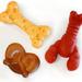 NYLABONE Power Chew Dog Toy Pack - Cute Dog Toys for Aggressive Chewers - with a Funny Twist! Tough Dog Toys - Durable Dog Toys - Lobster Cheese and Pretzel Shapes Small/Regular (3 Count)