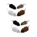 Fake Mouse Mice Cat Toys 8 Pcs Plush Clockwork Will Move Kitten Figure Wind up for Cats