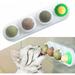 Cat Grass Ball Toy Rotating Natural Catnip Ball Toys Wall Mount Cat Treats Licking Molar Teething Toy with Solid Candy Ball Tantue