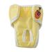 Duklien Pet Clothes Dog Sanitary Pantie Suspender Physiological Pants Pet Underwear Jumpsuit Comfort Reusable Doggy Yellow M