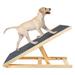 Adjustable Dog Ramp Wooden Non-Slip Folding Pet Ramp Car Ramp Dog Stairs Cat Ramp Dog Steps Suitable for Dogs Weighing Less Than 25kg for Fadou Dachshund Beagle Chaigou etc