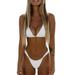 High Two Up Bikini Piece Up Women Cut Lace Solid Sexy Swimsuit Set Push Swimwears Tankinis Set Lifeguard Bikini Top Bikini High Bikini Wrap Bikini Set Shavers for Women Bikini Area Bikini