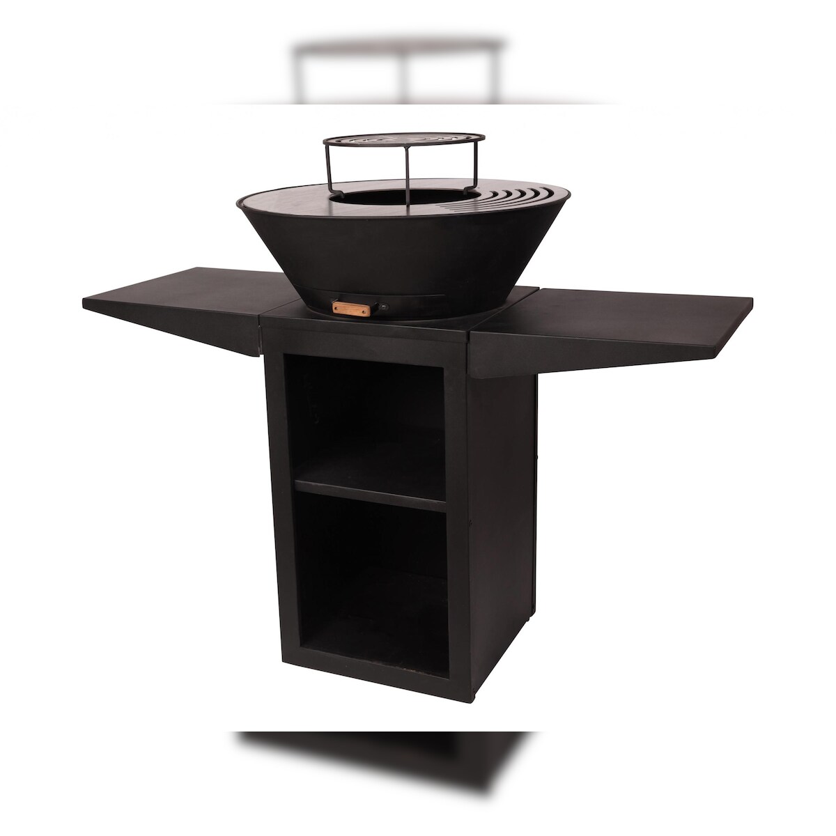 PURLINE Stahlgrill Schwarz mit Grillplatte 60 cm EFP57B Image