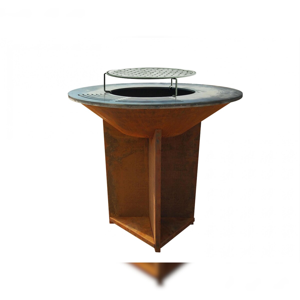 PURLINE Cortenstahl-Grill mit Stahlplatte und Grillrost EFP56CO Image