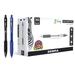 Z-Grip Retractable Ballpoint Pen Fine Point 0.7mm Black/Blue Ink 30-Pack Assorted