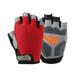 Anuirheih Bike Gloves Half Finger Cycling Gloves for Men/Women Bike Accessories for Cycling Gym Training Outdoor(Red XL)